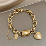 Bracciale spesso in oro