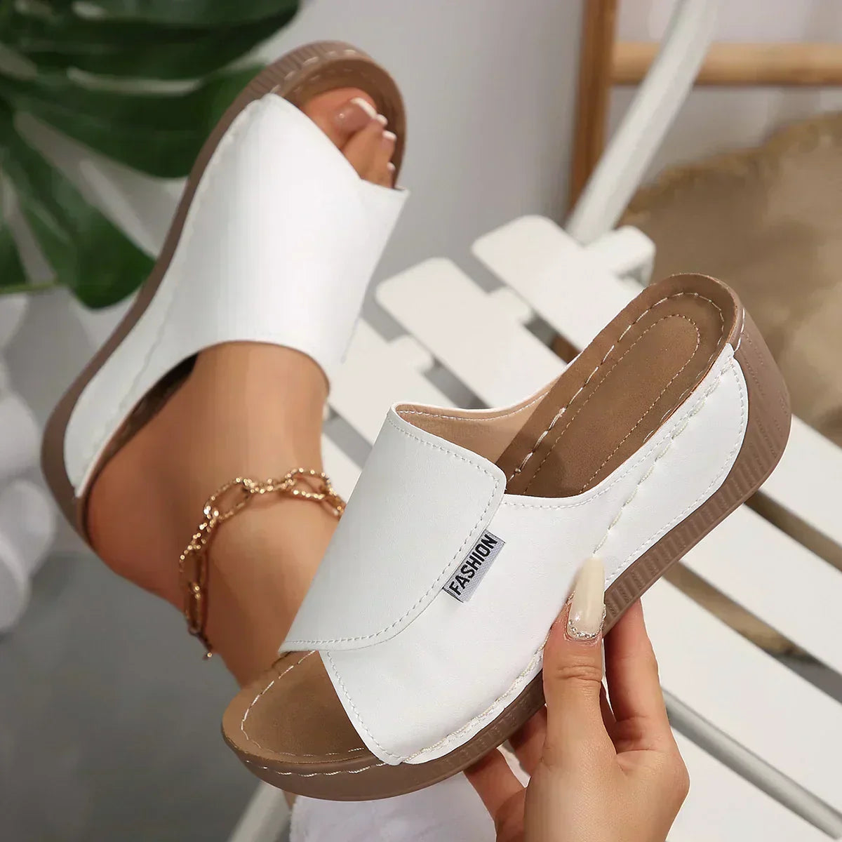 Rumi - Sandali Ortopedici con Tacco Wedge
