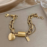 Bracciale spesso in oro