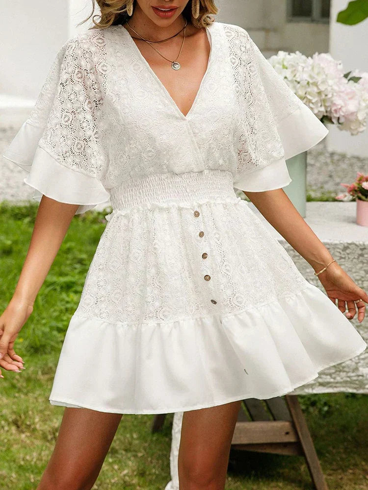 Carole - Abito in Pizzo Bohemien