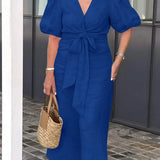 LYNORA | ABITO MIDI ELEGANTE CON SCOLLO A V