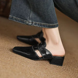 Mules in vera pelle Avery