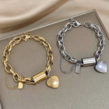 Bracciale spesso in oro