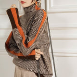 Eleanor | Collo Alto Herringbone Luxe