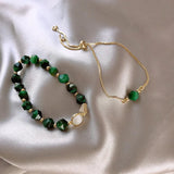 Set di Bracciali Eleganti Verdi