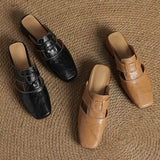 Mules in vera pelle Avery