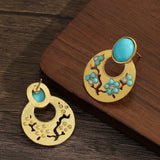 Orecchini Orientali Vintage Turchesi
