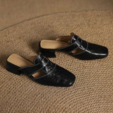 Mules in vera pelle Avery
