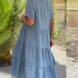 Bexley - Abito estivo casual con scollatura a V