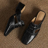 Mules in vera pelle Avery