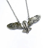 Collana Vintage Gufo Luna