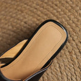 Mules in vera pelle Avery
