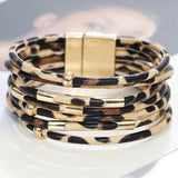 Bracciale Ampio Boho Multistrato