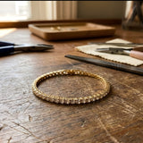 Bracciale Tennis Classico Elegante in Oro