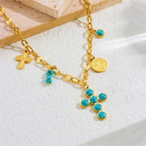 Collana Esclusiva con Croce Turchese