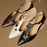 VANESSA MAE SCARPE CON TACCO IN PELLE VERA