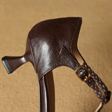 VANESSA MAE SCARPE CON TACCO IN PELLE VERA