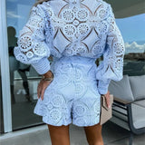 Lesley - Completo Elegante in Pizzo