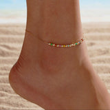 Braccialetto alla Caviglia Seabright Harmony con Perline