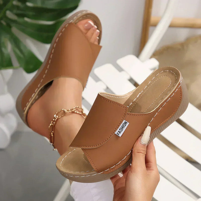 Rumi - Sandali Ortopedici con Tacco Wedge