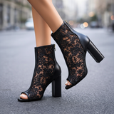 LILIANA SCARPE CON TACCO IN PIZZO