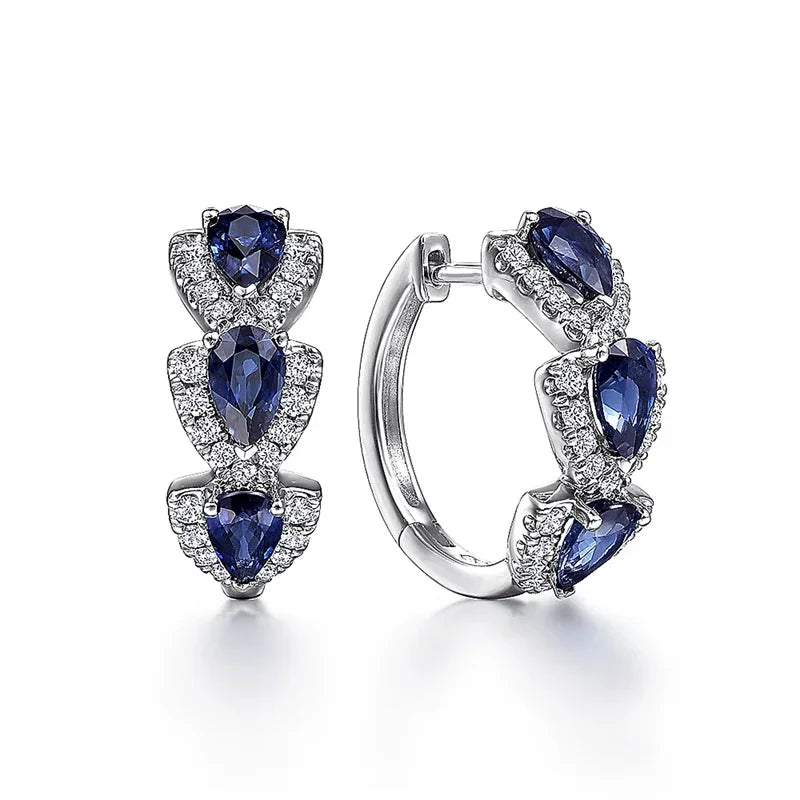 Orecchini Royal Sapphire Crest