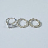 Anello Strato Argento Vintage