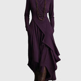 Viola | Abito Maxi Plissè
