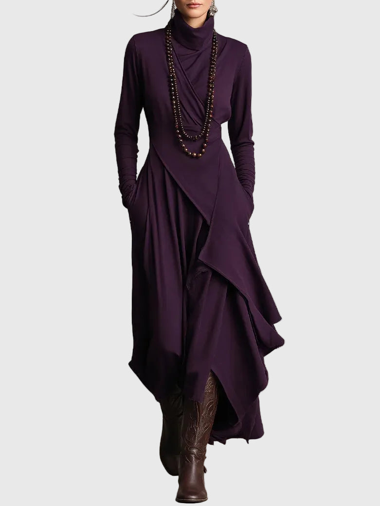 Viola | Abito Maxi Plissè