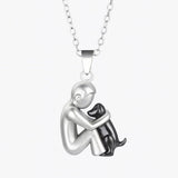 Collana con Ciondolo Abbraccio per Cani