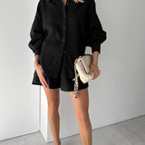 Elizabeth - Completo Camicia e Pantaloni Corti Leggeri