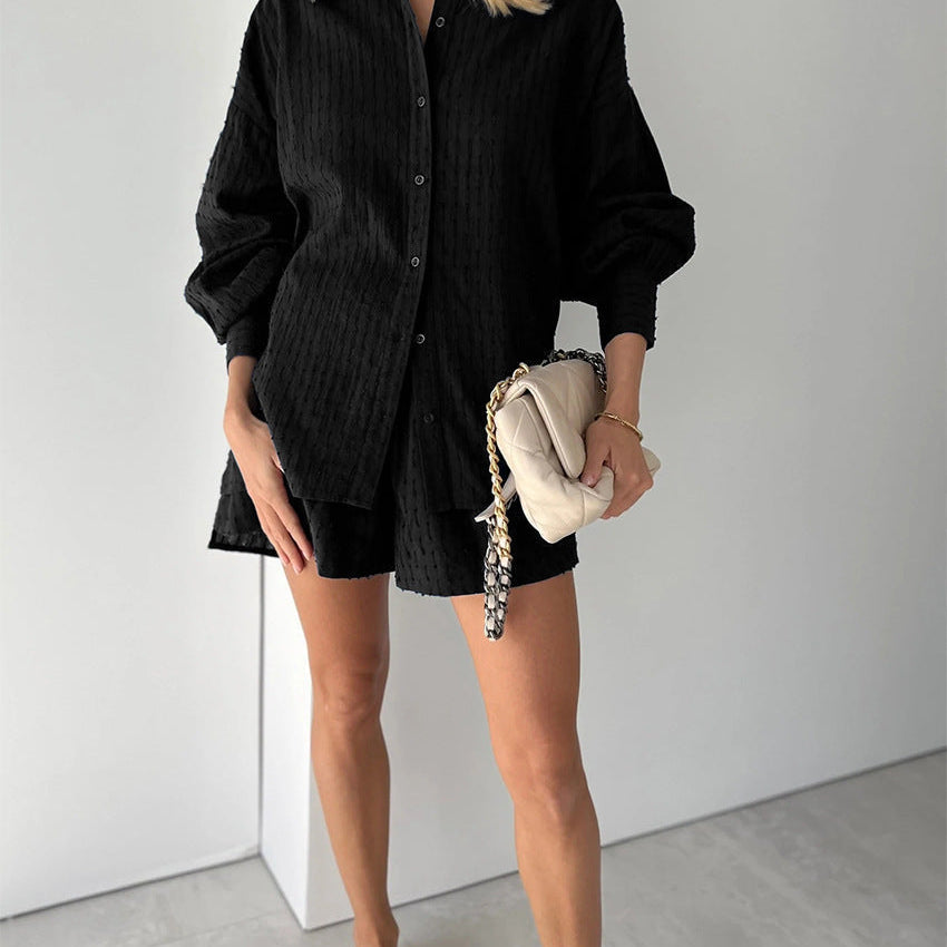Elizabeth - Completo Camicia e Pantaloni Corti Leggeri