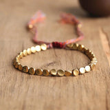 Bracciale Tibetano in Perle di Rame