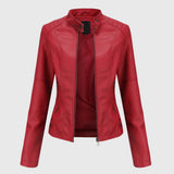 Giorgina™ - Giacca in Pelle Elegante per Donne