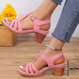 Sandali classici con fibbie