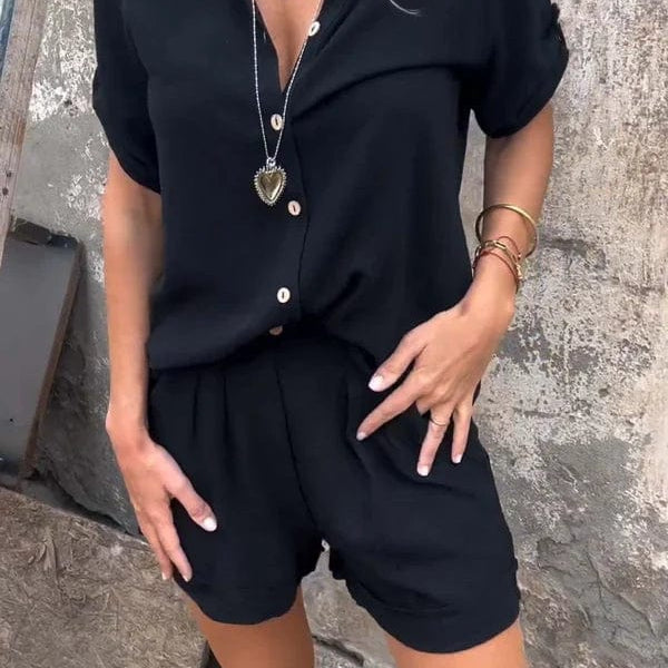 Melda - Completo Button Down Traspirante