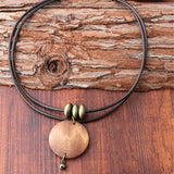 Collana "Albero della Vita Sacro" in Legno Naturale