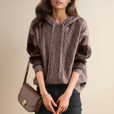 Emily | Maglione con Cappuccio Intrecciato