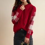 Emily | Maglione con Cappuccio Intrecciato