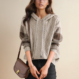 Emily | Maglione con Cappuccio Intrecciato