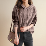 Emily | Maglione con Cappuccio Intrecciato