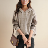 Emily | Maglione con Cappuccio Intrecciato