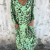 Jessa - Abito Maxi Leopardo