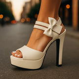 Scarpe con Tacco Alto Bella Fiocco