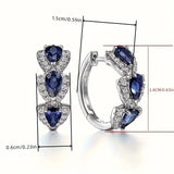 Orecchini Royal Sapphire Crest