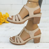 Sandali classici con fibbie