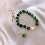 Set di Bracciali Eleganti Verdi