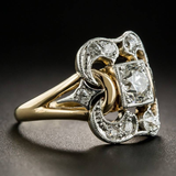 Radiance - Anello in Zirconia Vintage