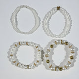 Set di Bracciali in Perle Squisite