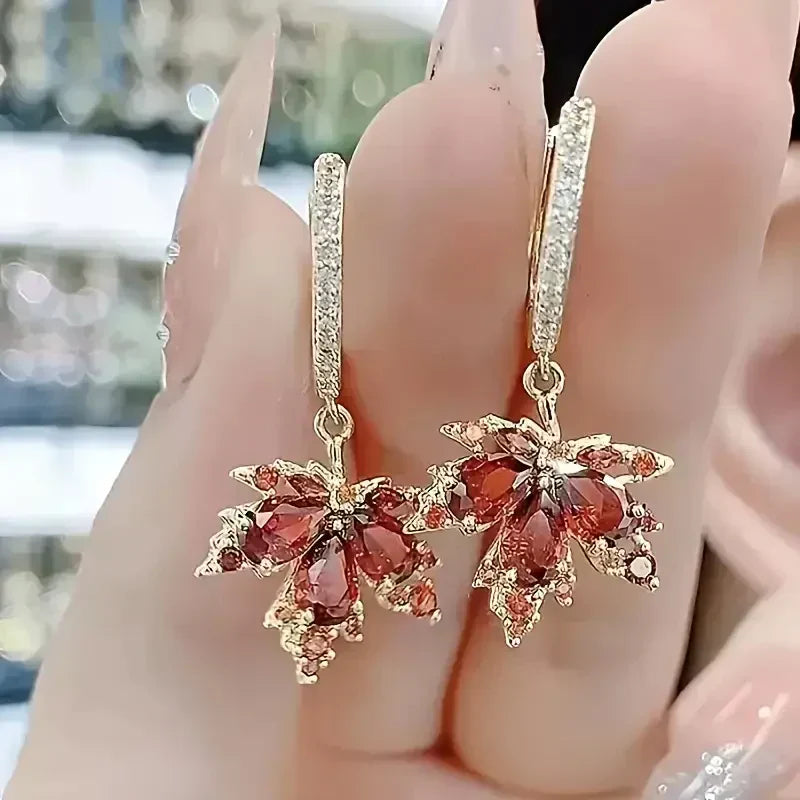 Orecchini Zircon Leafshine